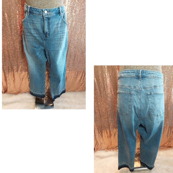 Lucky Brand Women's Plus Size Hayden Straight High Rise Slim Fit Denim Jeans 24W - Picture 3 of 16